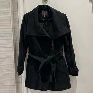 Cole Haan Asymmetrical Wool Coat